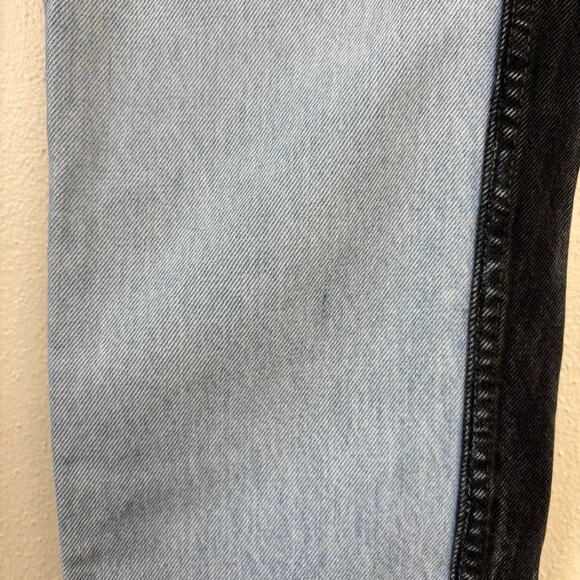 Revice Ex-Boyfriend Jeans Size 27 Harlow Wash Two Tone Raw Hem Button Fly - Picture 9 of 13